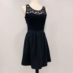 LILLY PULITZER S Rhea Black Lace Sleeveless Fit & Flare Classy Cocktail Dress